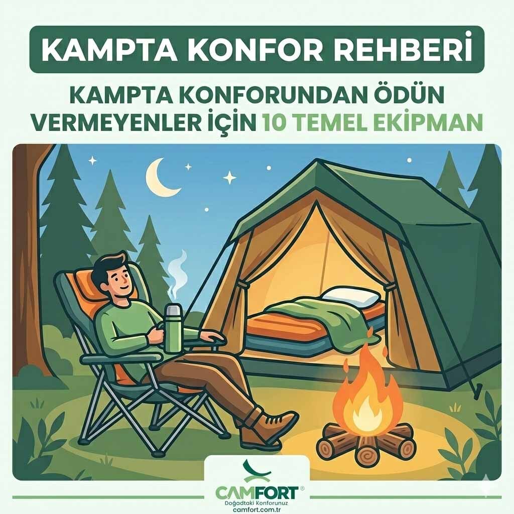 Kampta Konforundan Ödün Vermeyenler İçin 10 Temel Ekipman Listesi