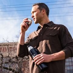 Thermos SK2010 Stainless King Large Midnight Termos 1.2 lt. Mavi