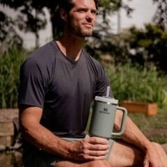 Stanley Quencher Flowstate Pipetli Termos Bardak 1.18 Lt Yeşil