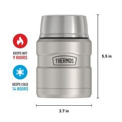 Thermos SK3000 Stainless King Yemek Termosu 0,47L - Gri