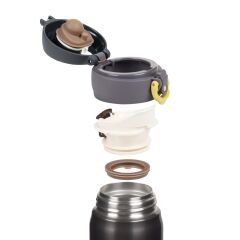 Thermos JNL Serisi Charcoal Kapak