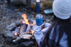 Stanley Klasik Paslanmaz Çelik Yemek Termosu Kaşıklı 0,40 LT - Mavi