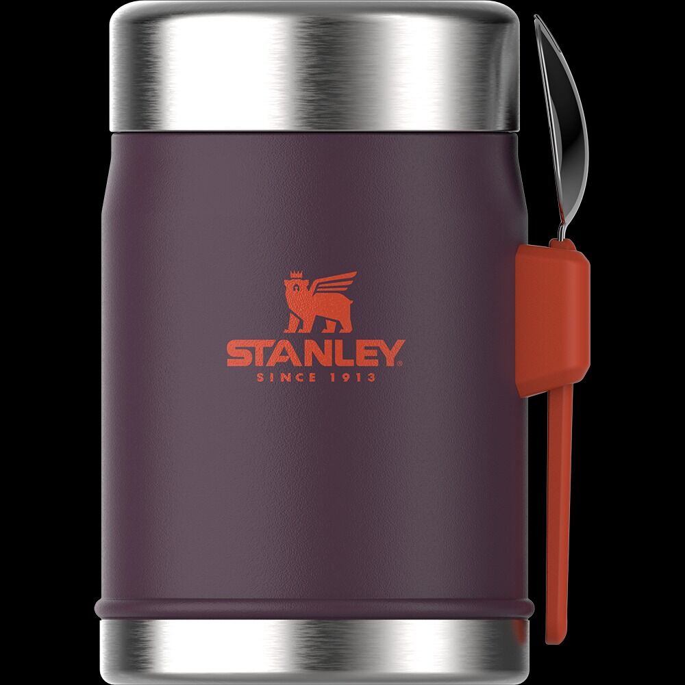 Stanley Klasik Paslanmaz Çelik Yemek Termosu Kaşıklı 0,40 LT - Mor