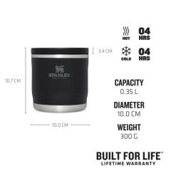 Stanley Adventure To-Go Vakumlu Paslanmaz Çelik Yemek Termosu 0,35 Lt - Siyah