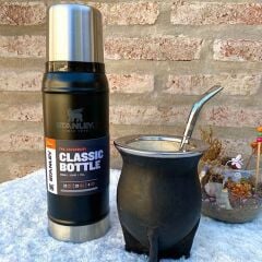 Stanley Klasik Vakumlu Paslanmaz Çelik Termos 0.75 LT - Siyah