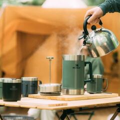 Stanley Klasik French Press Termos 1.4 Lt - Yeşil