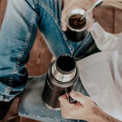 Stanley Klasik Vakumlu Paslanmaz Çelik Termos 1 LT - Siyah