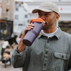 Stanley The IceFlow Flip Straw Pipetli Termos Bardak 0,89 LT - Mor