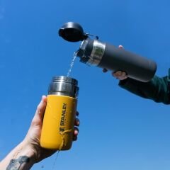 Stanley The Quick Flip Paslanmaz Çelik Termos 0.47 LT - Safran