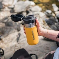 Stanley The Quick Flip Paslanmaz Çelik Termos 0.47 LT - Safran