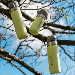 Stanley The Quick Flip Paslanmaz Çelik Termos 0.47 LT - Açık Yeşil