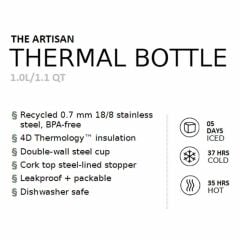 Stanley The Artisan Paslanmaz Çelik Termos 1 Lt - Yeşil