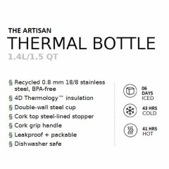 Stanley The Artisan Paslanmaz Çelik Termos 1.4 Lt - Yeşil