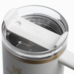 Stanley Quencher Pipetli Termos Bardak 1.18 Lt - Kırık Beyaz