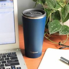 Zojirushi SX-FSE45 Süzgeçli Kapak Vakumlu Termos Bardak 0.45L - Lacivert