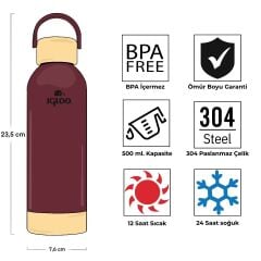 Igloo Hydrate Pro Termos 500ml -Bordo