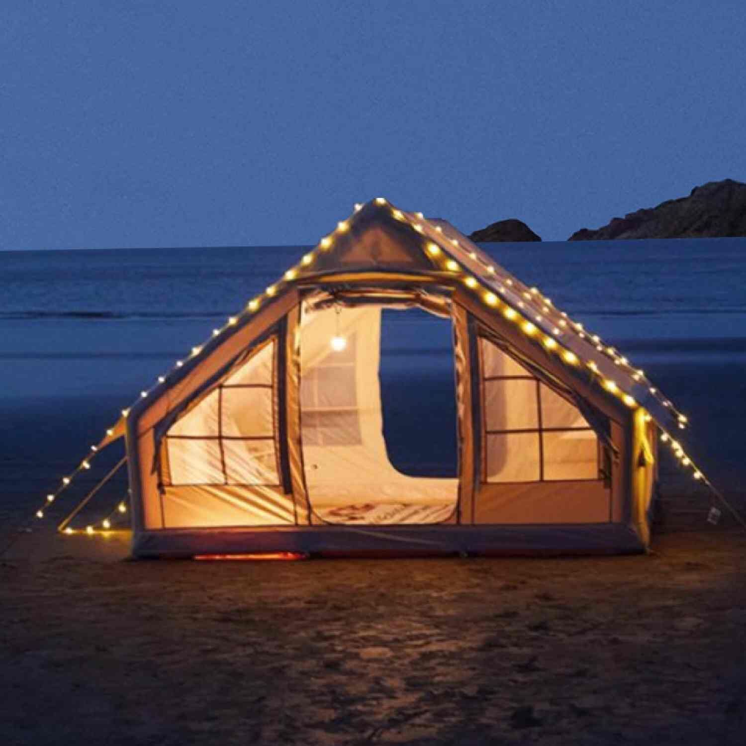 Monicamp 6 Kişilik 4 Mevsim Şişme Kamp Çadırı