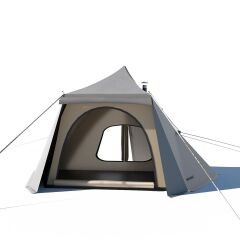 Orcamp DOME 4 Tipi 4 Mevsim Soba Bacalı Kamp Çadırı